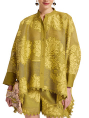 Lace foulard shirt