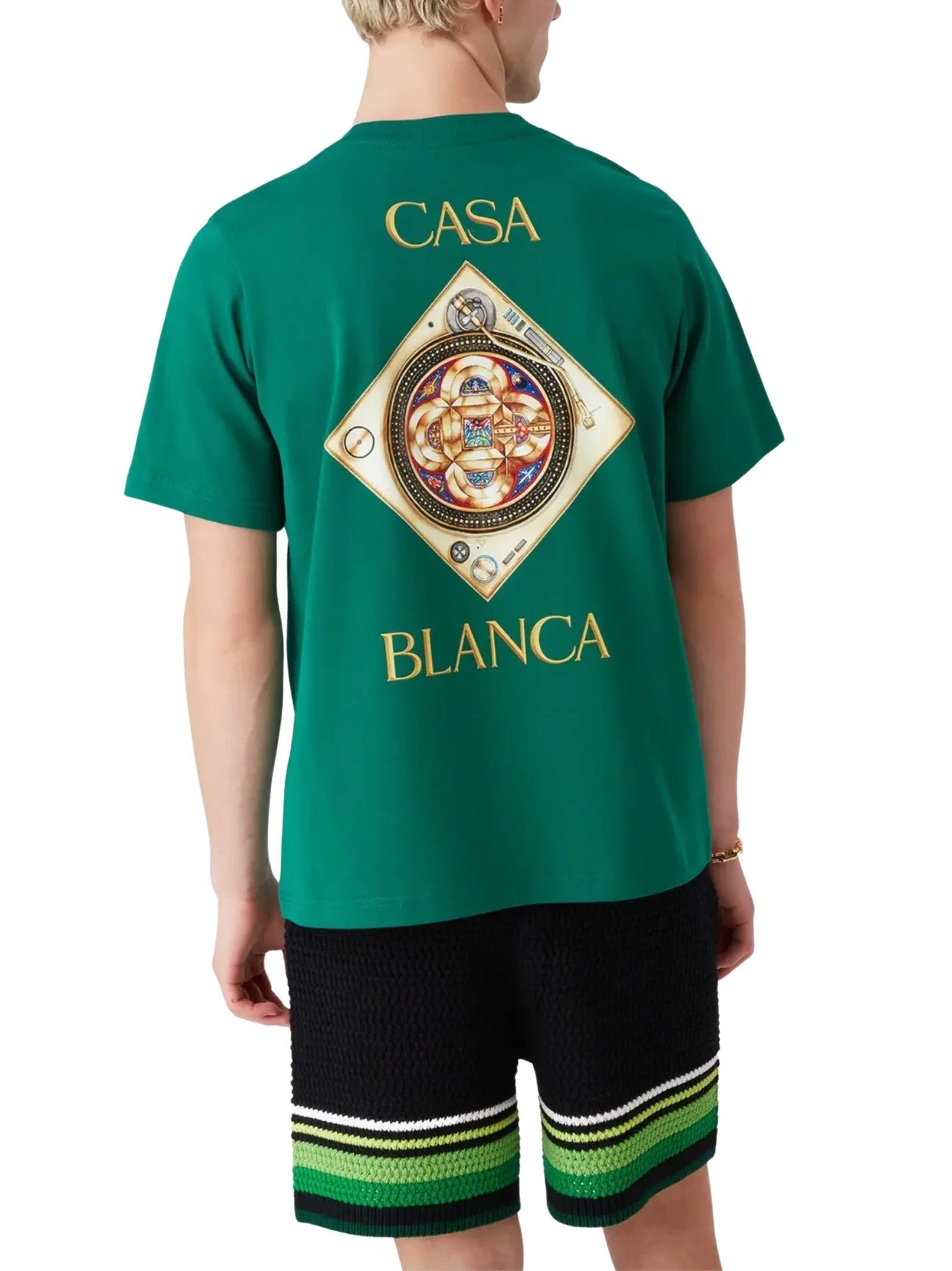 Green Plafond Orne De Musique Short Sleeve T?Shirt