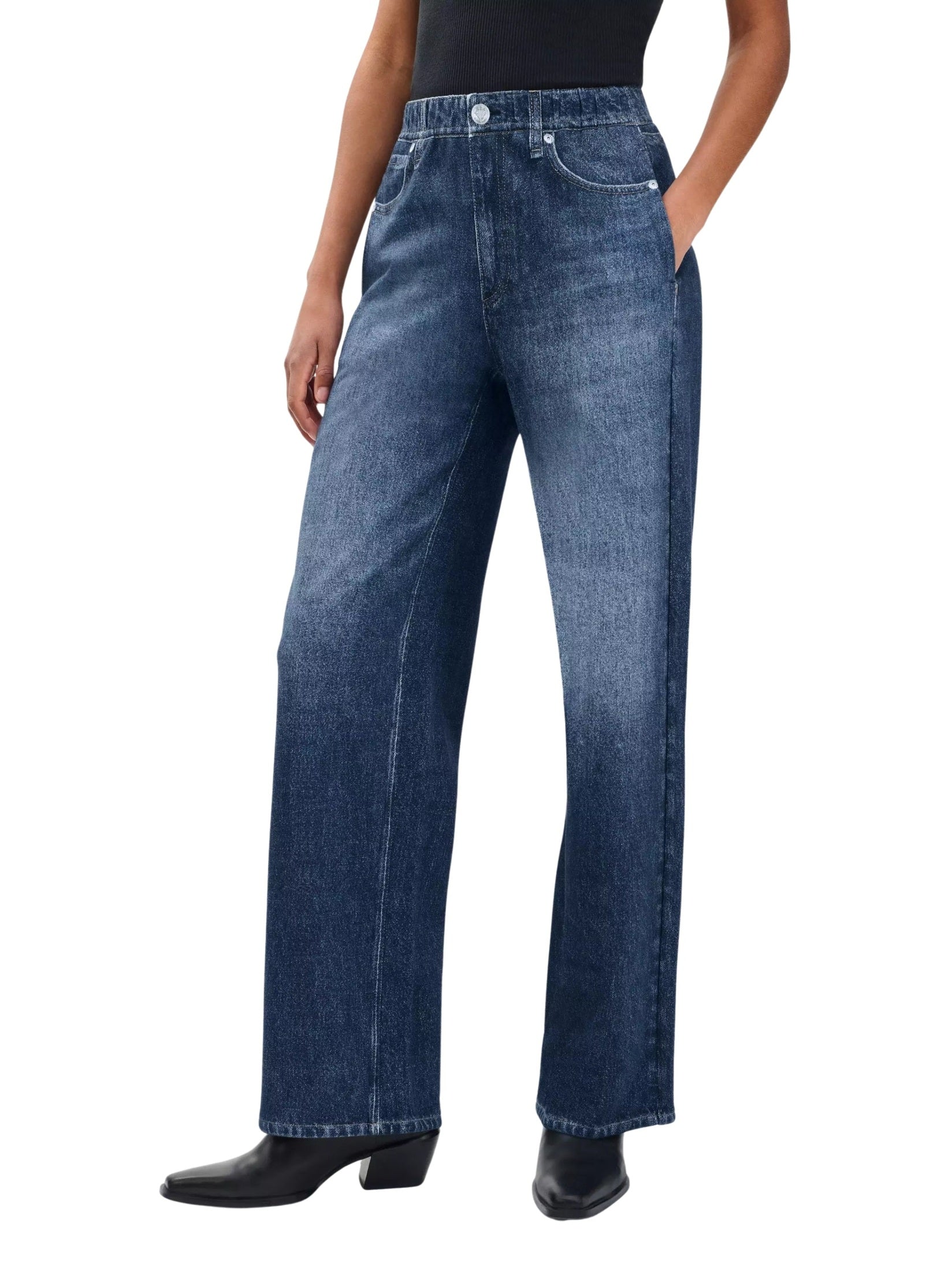 Miramar terry wide leg pant
