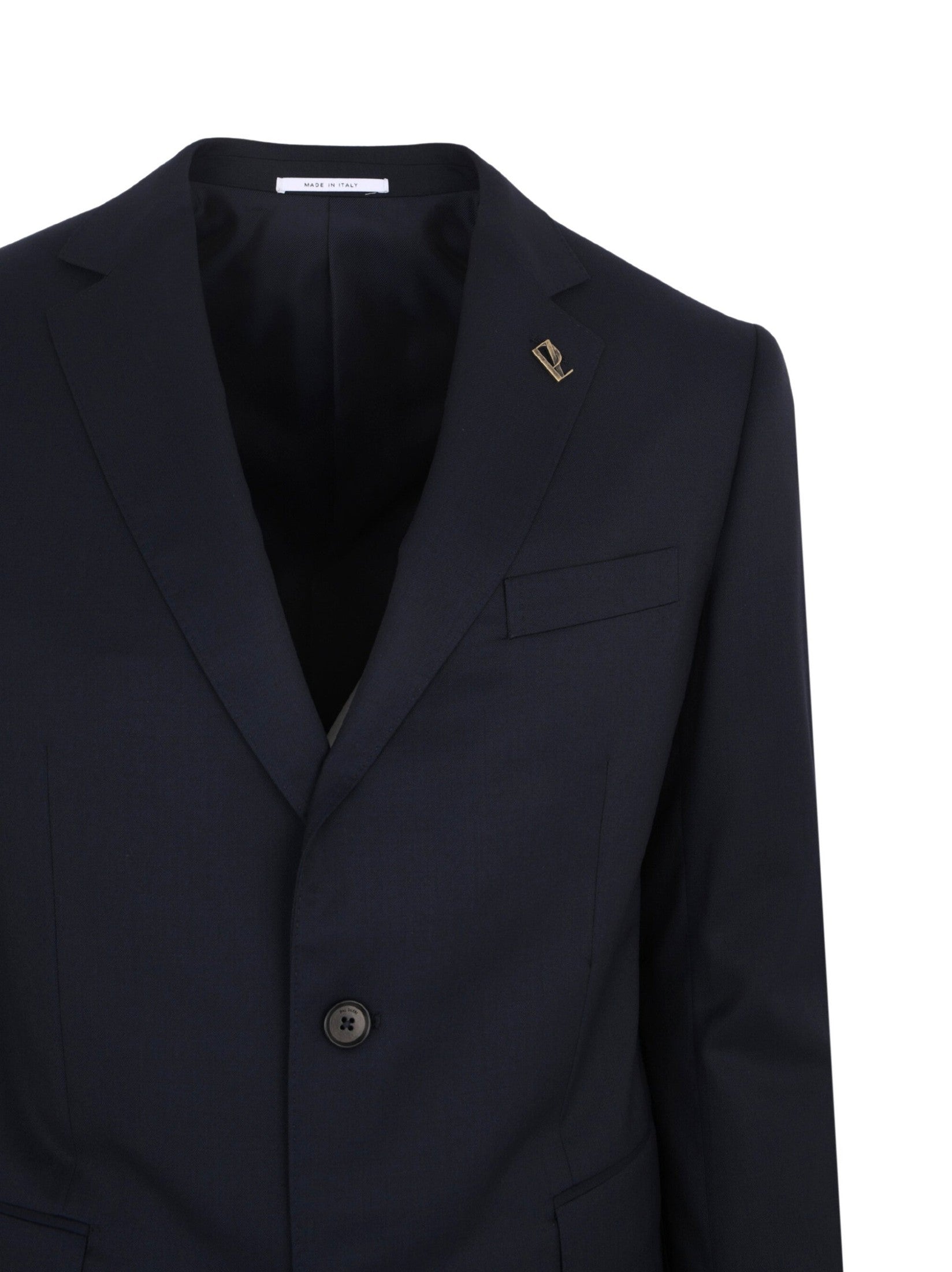 Vicenza suit in pure wool navy blue