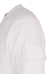 Metropolis series stretch fleece short sleeve sweatshirt