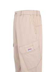 Washed multi cargo pants