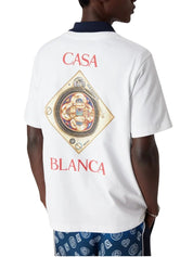 White Plafond Orne De Musique Short Sleeve T?Shirt