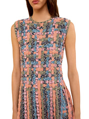 Alexis knit dress w fringe