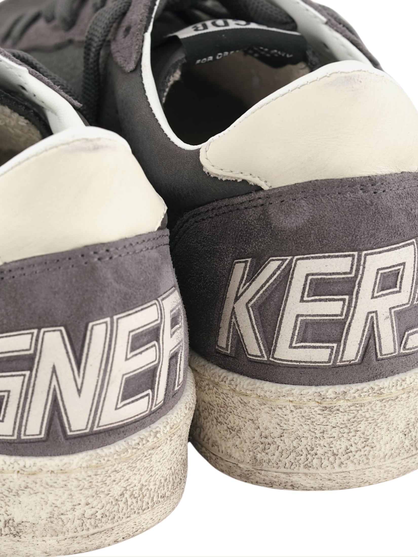 Ballstar nabuk upper suede toe and spur leather star and heel