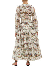 CROPPED WRAP TOP WITH PLEATED DETAIL