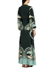 Long camerino dress (placee) blooming tulip placee