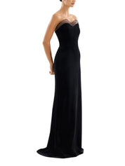 Maxi dress with cape