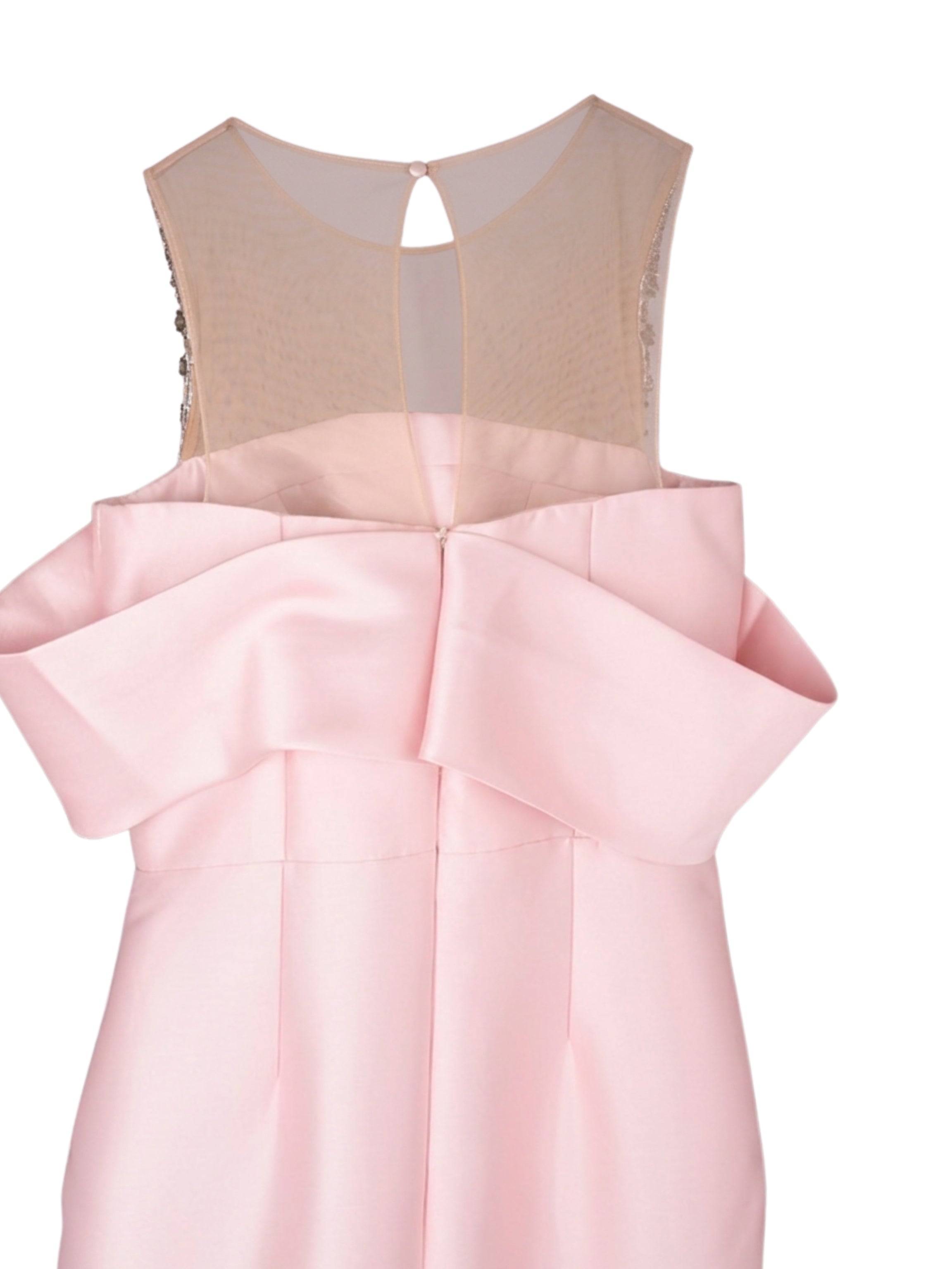 Hand embroiderd with off shoulder sleeves rap fish cut