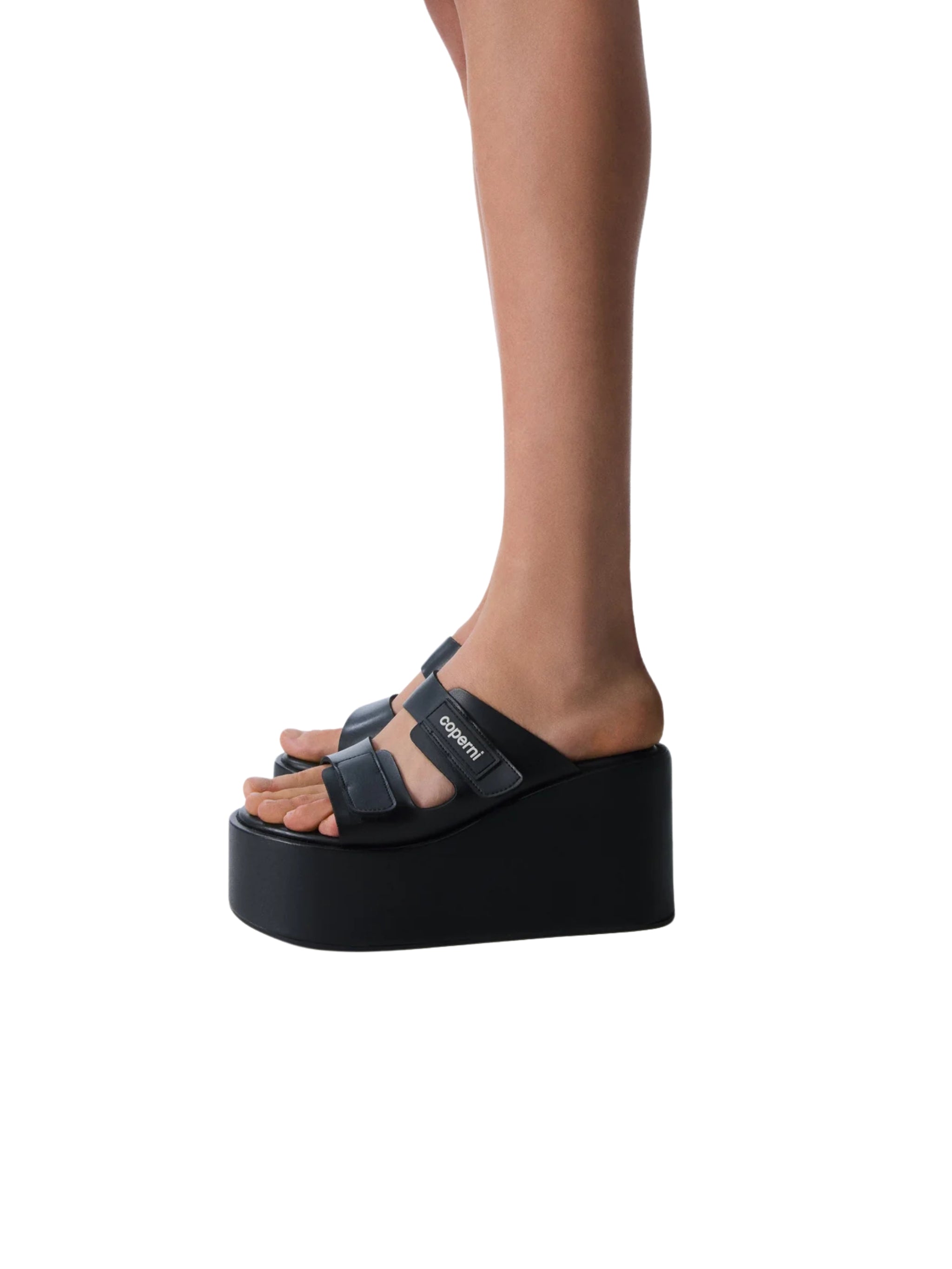 DOUBLE STRAP WEDGE SANDAL