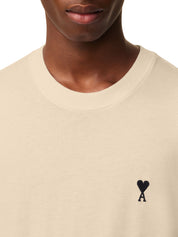 Beige Cotton Ami De Coeur T-shirt