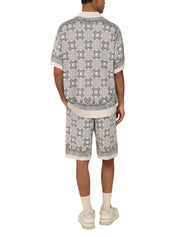 Ma quad check mesh knit short