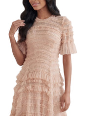 Valentine ruffle gown