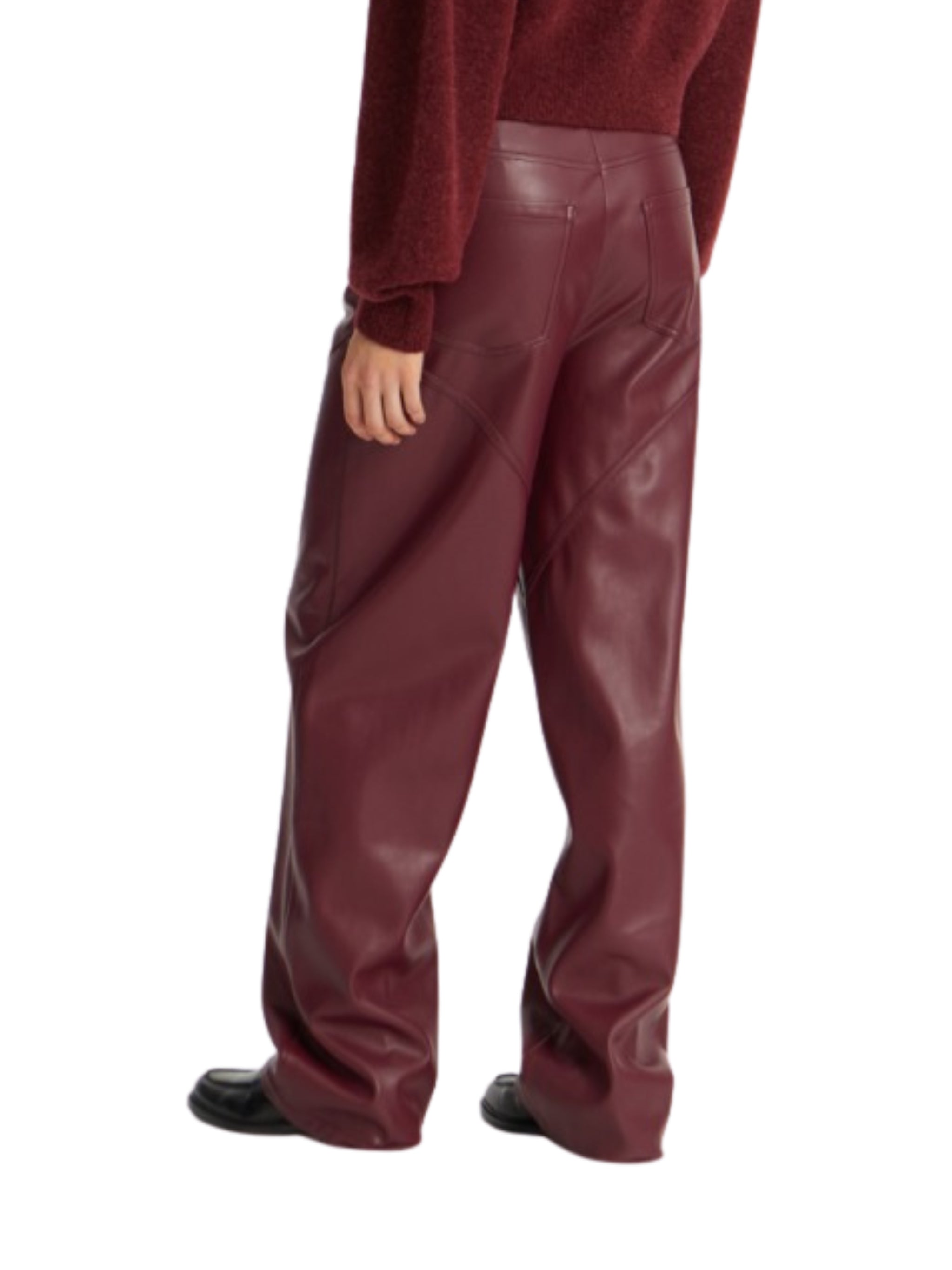 MID WAISTED PIPING PANTS