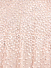 SEQUIN CASCADE LONG SLEEVE ANKLE GOWN