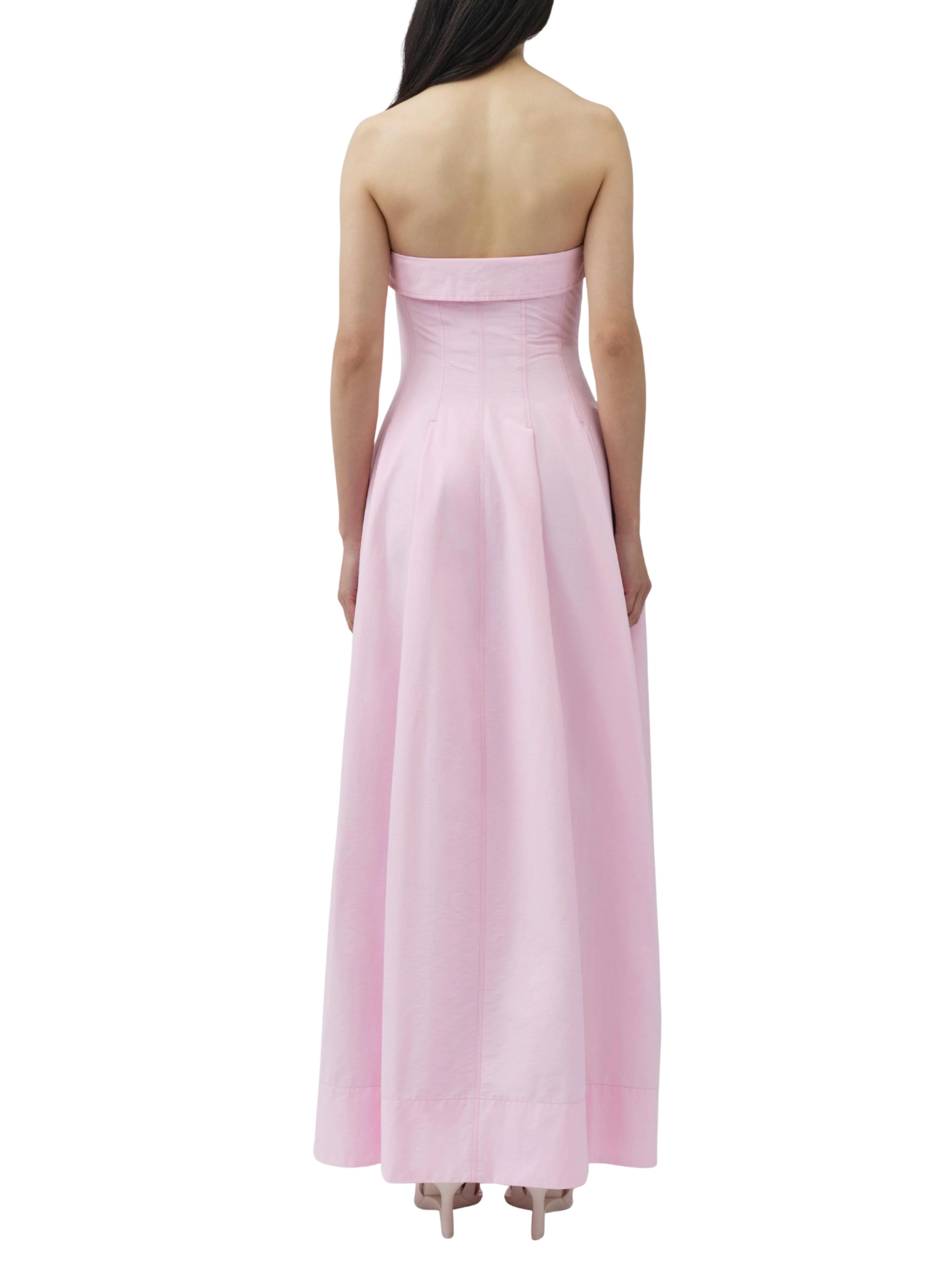 Avril Cotton Bustier Maxi Dress
