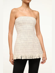 Silvia top ivory multi