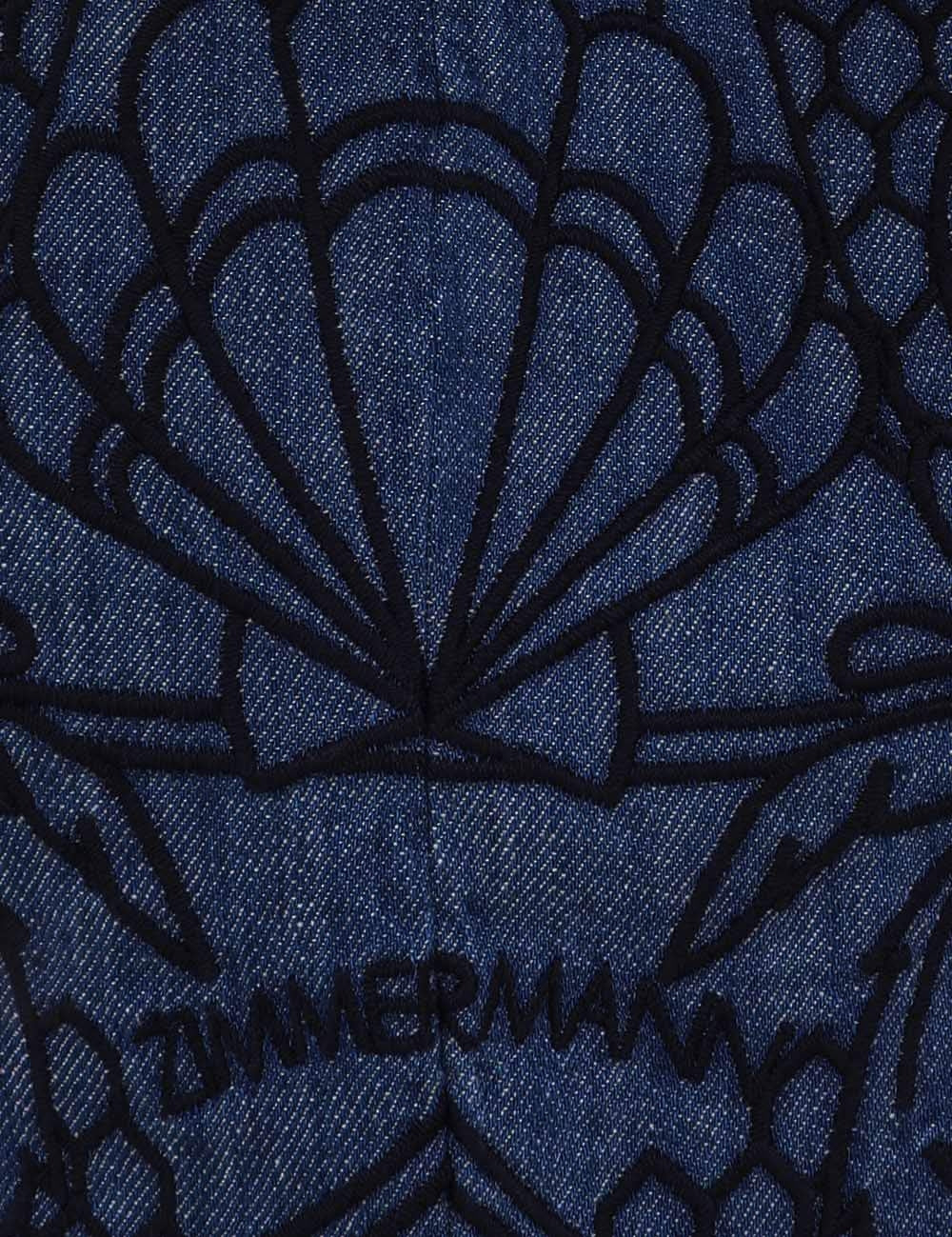 COCO EMBROIDERED DENIM SHIRT