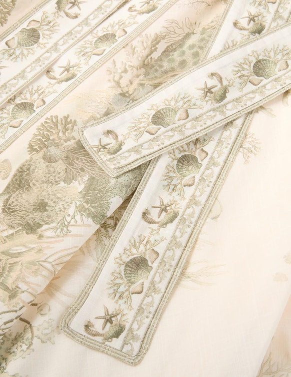 Wanderlust wrap midi dress