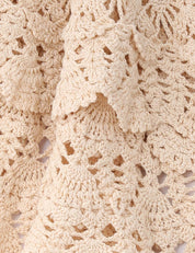 Hypnotic hand crochet sweater