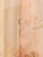 Hypnotic organza maxi skirt