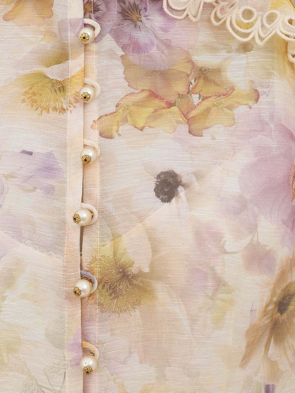 Memento embroidered blouse