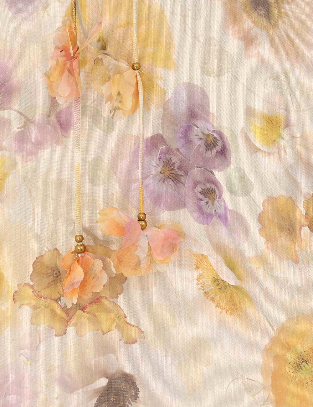 MEMENTO EMBROIDERED MIDI SKIRT