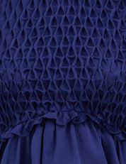 HYPNOTIC SMOCKED FLUTTER DRESS