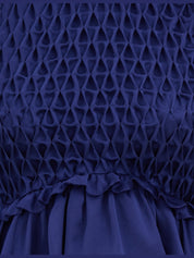 Hypnotic smocked flutter dress