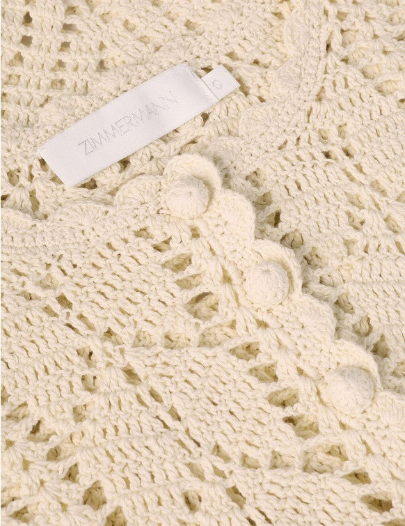 Awaken lace crochet top