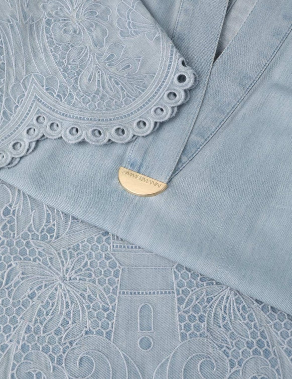 Daylight denim midi dress