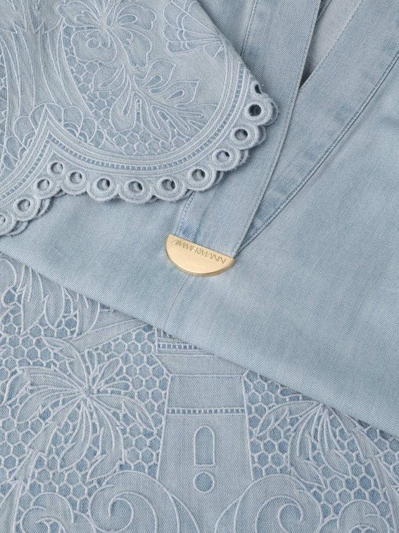 Daylight denim midi dress