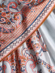 Aster scarf midi skirt