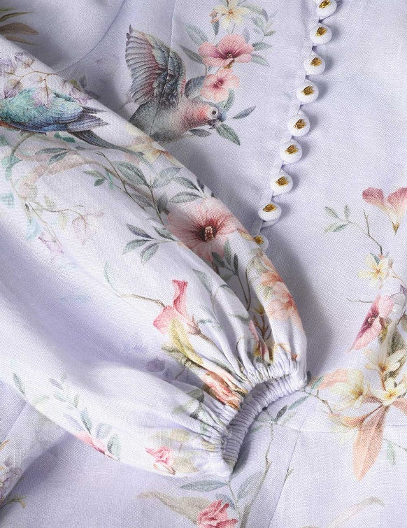 Rebellion button mini dress