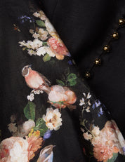 Valiant button midi dress