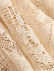 Valiant lace caped maxi dress