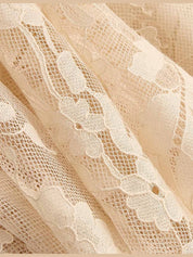 Valiant lace caped maxi dress