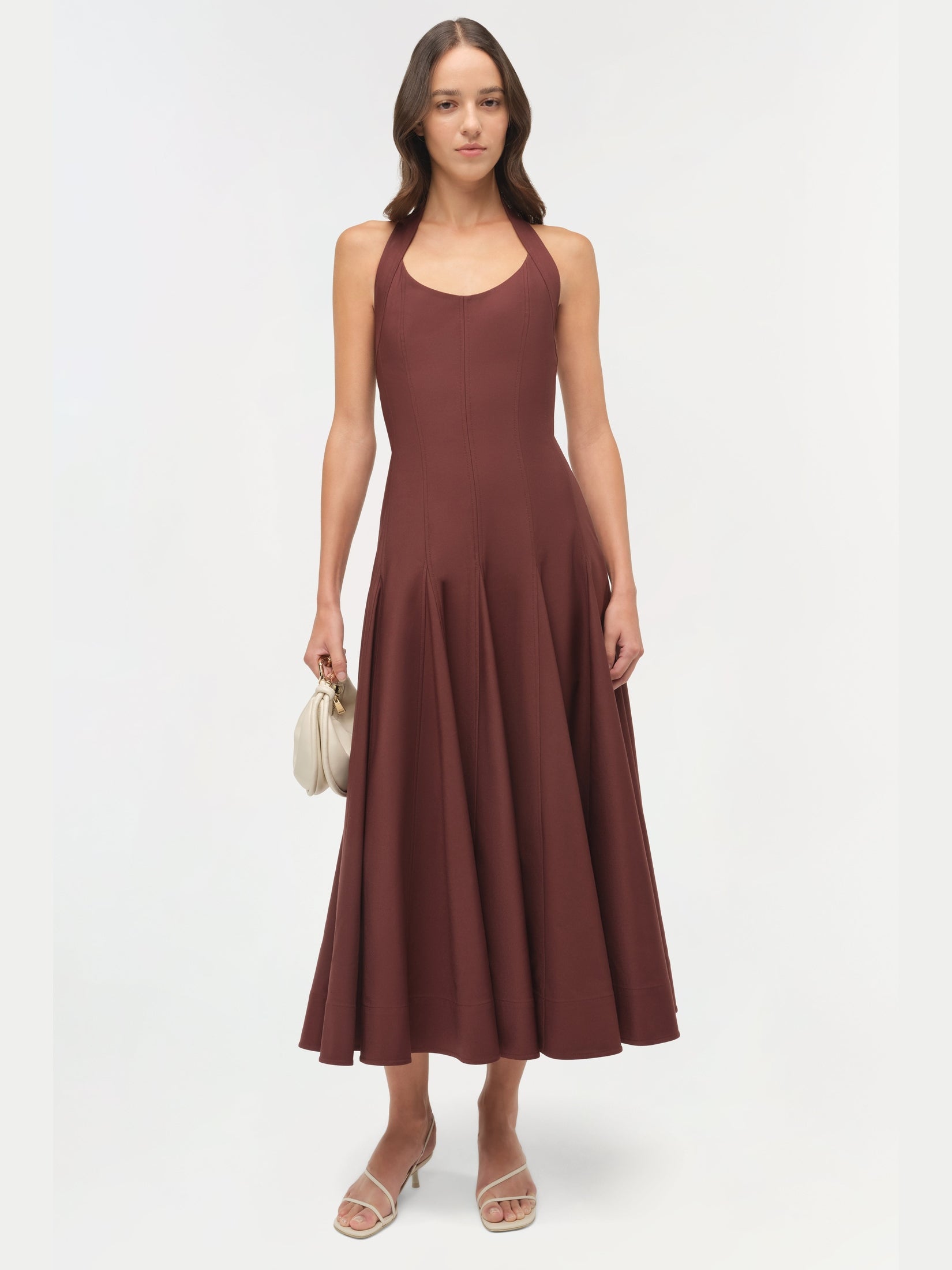 Melissa Cotton Halter Midi Dress