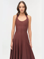 Melissa Cotton Halter Midi Dress