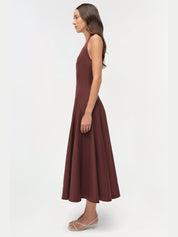 Melissa Cotton Halter Midi Dress