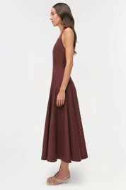 Melissa Cotton Halter Midi Dress