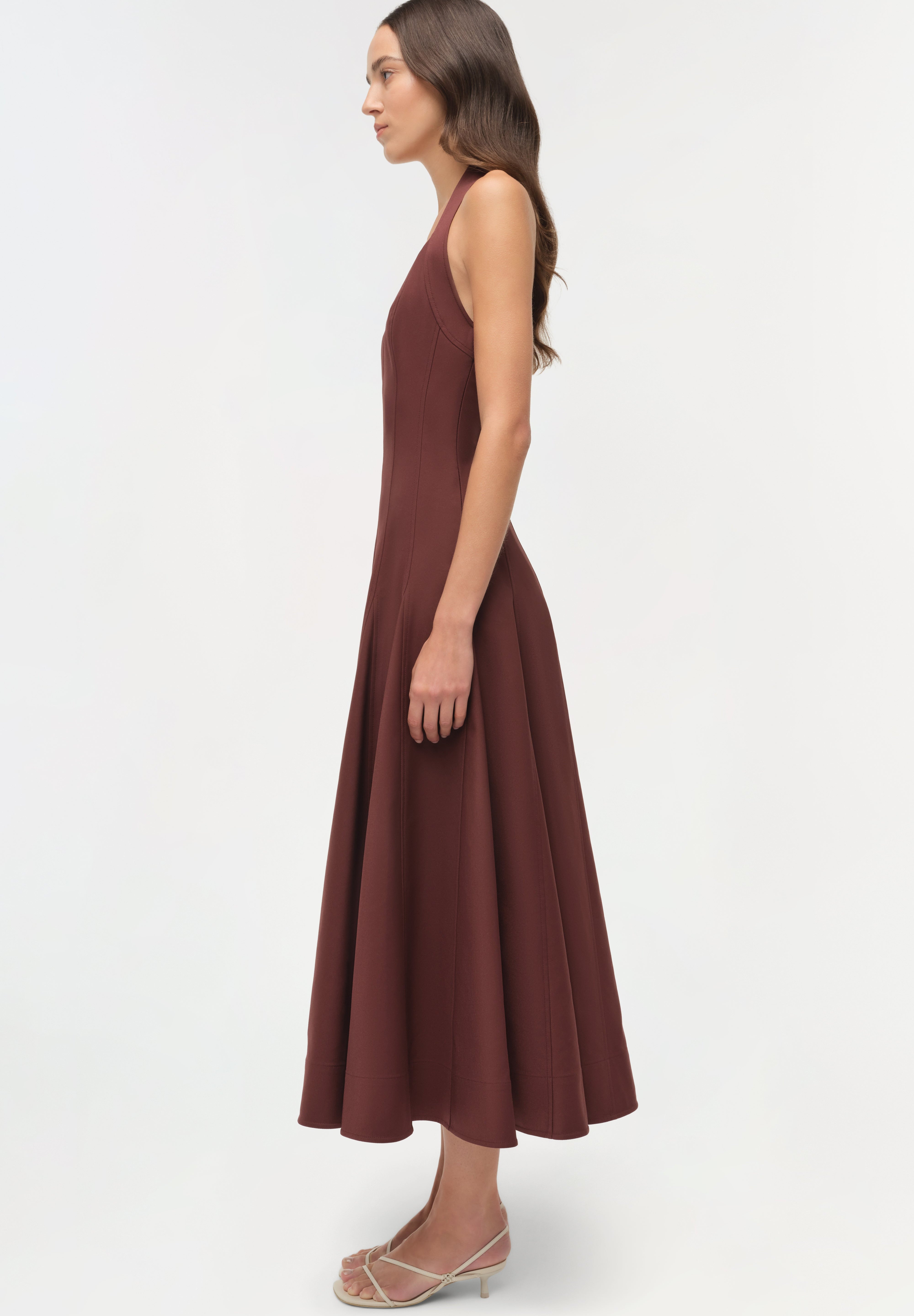 Melissa Cotton Halter Midi Dress