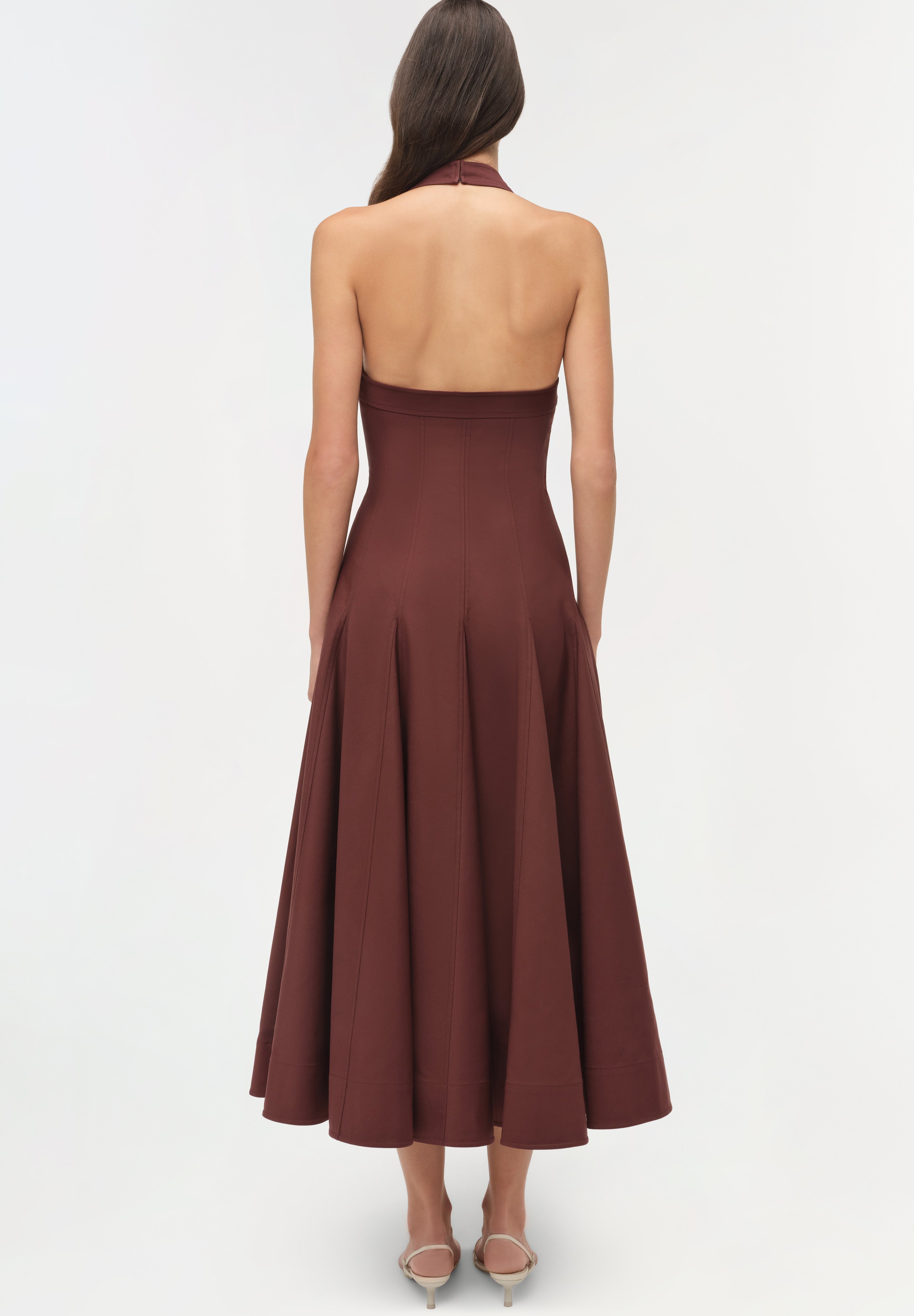 Melissa Cotton Halter Midi Dress