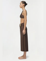Eiana shell midi skirt