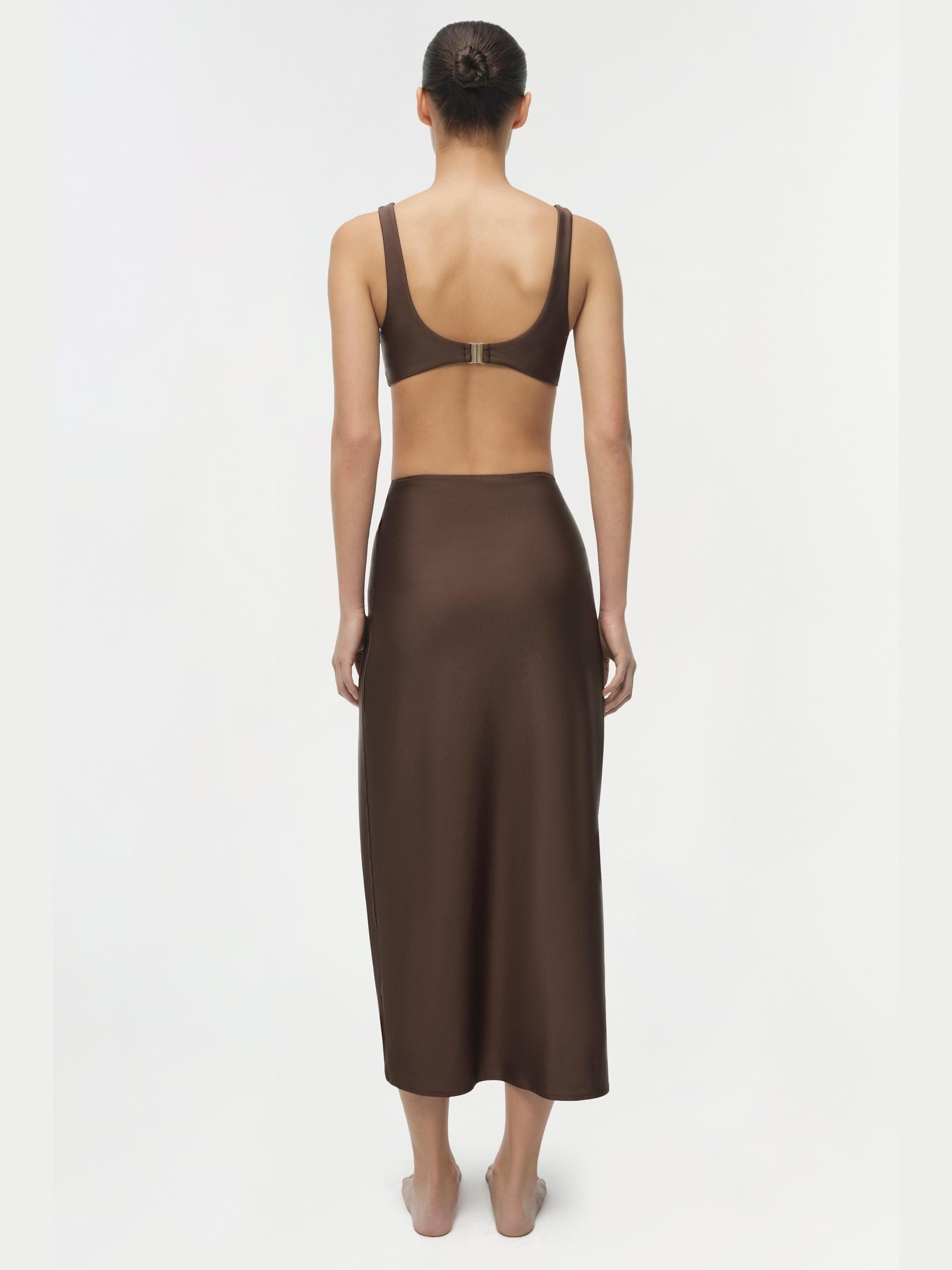 Eiana shell midi skirt