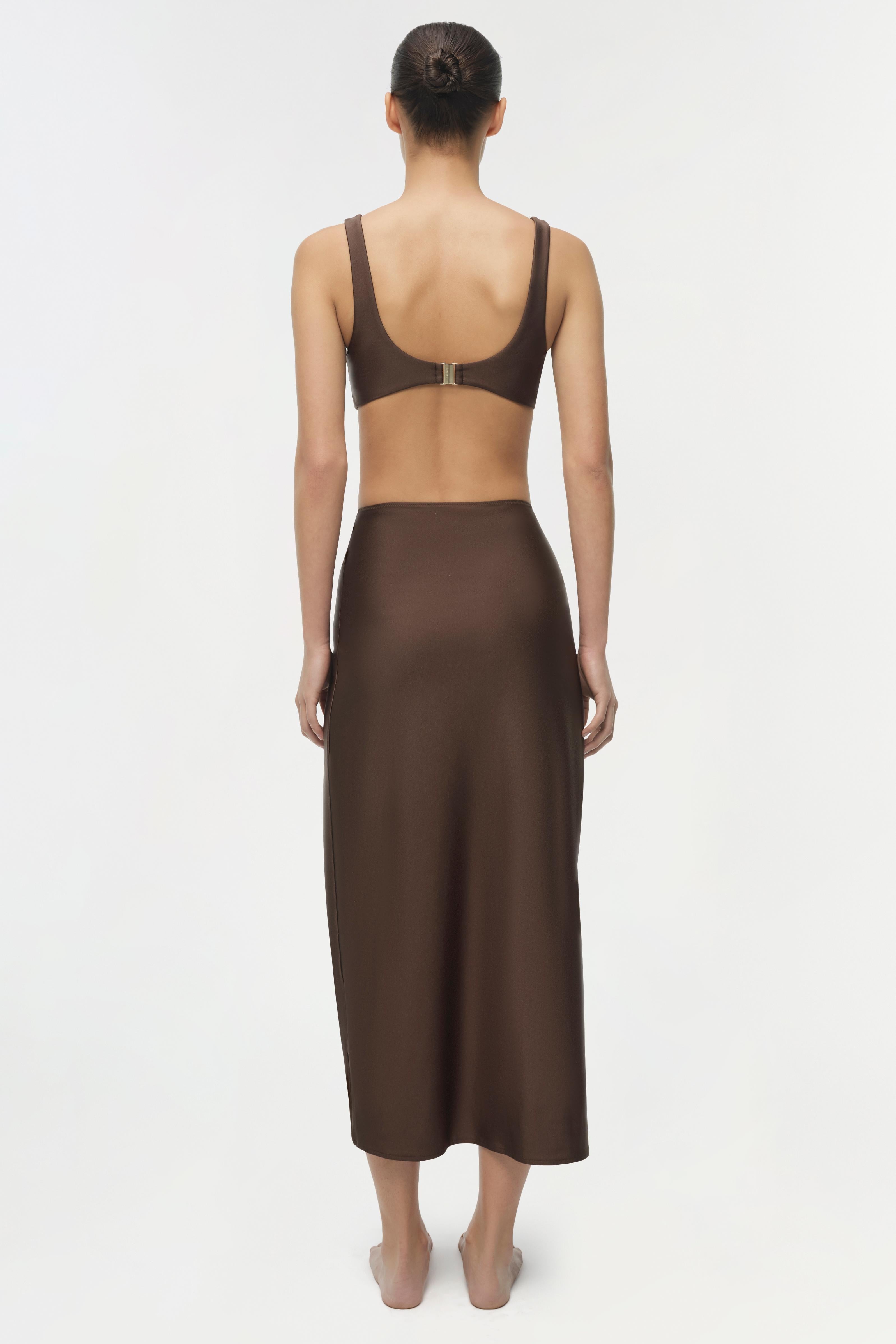 Eiana shell midi skirt