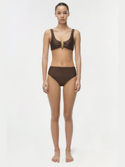 Gracie shell bikini bottom