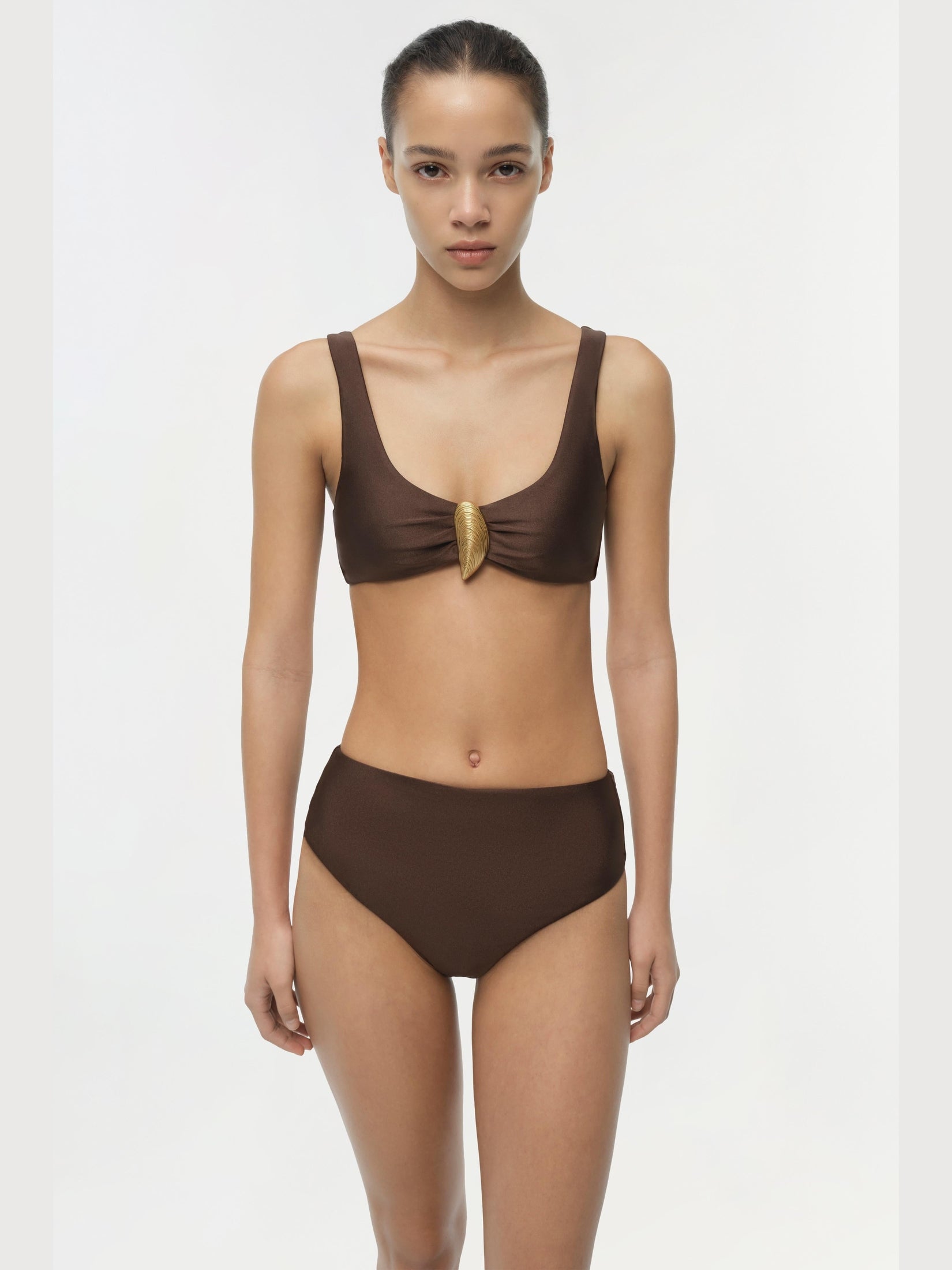 Gracie shell bikini bottom
