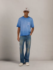 Faded pocket box tee