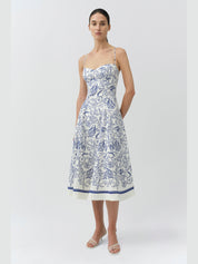Analise bustier midi dress